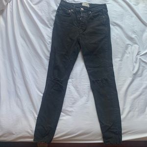 Free People Ripped Skinny Jeans